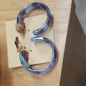 70s vintage plastic earrings